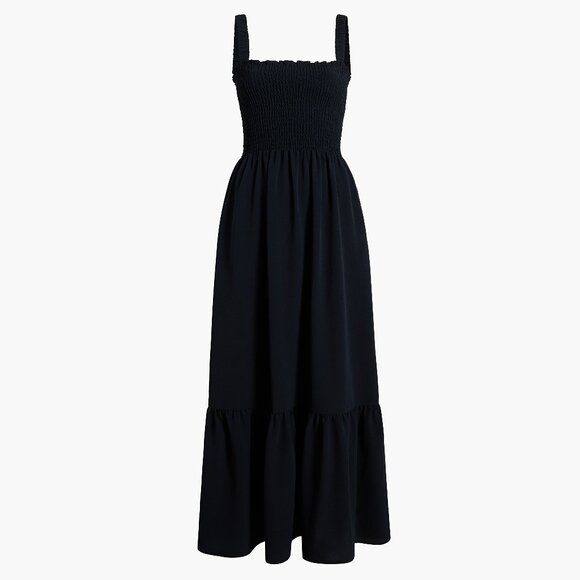 Hill House Home The Anjuli Nap Dress Black Crepe NWT - Picture 1 of 1
